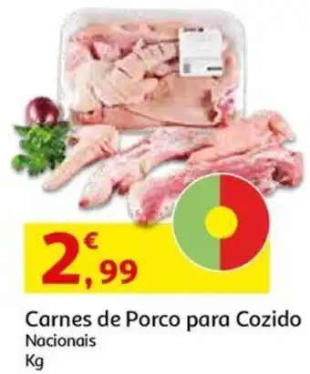 Auchan Carnes de Porco para Cozido promoção