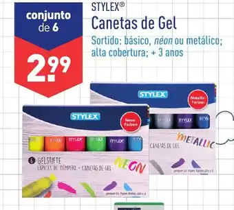 ALDI Canetas de Gel promoção