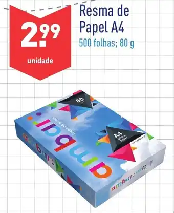 Resma de Papel A4 500 Folhas 80g