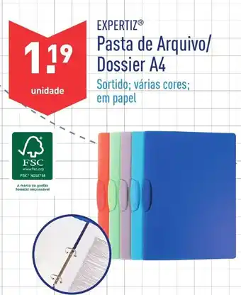 ALDI Pasta de Arquivo/Dossier A4 promoção