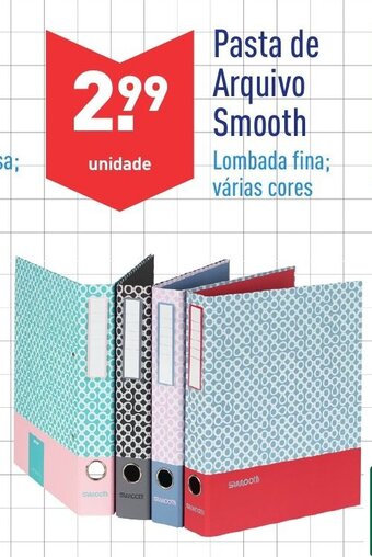 ALDI Pasta de Arquivo Smooth promoção