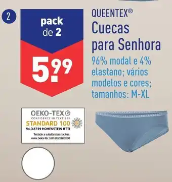 ALDI Cuecas para Senhora M-XL promoção