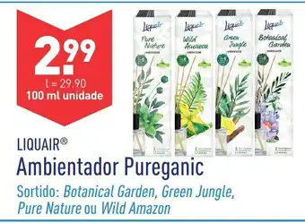 ALDI Ambientador Pureganic 100ml promoção