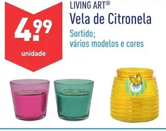 ALDI Vela de Citronela promoção