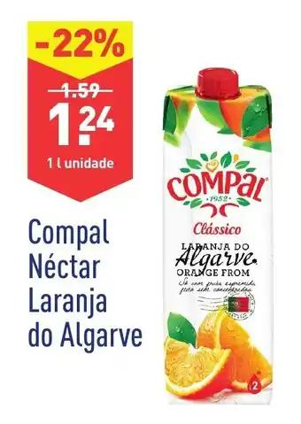ALDI Compal Néctar Naranja do Algarve 1L promoção
