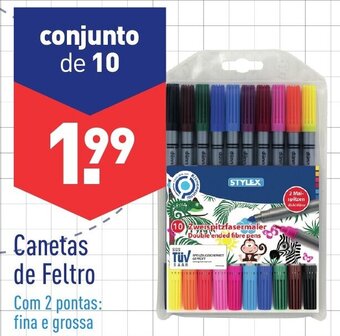 ALDI Canetas de Feltro promoção