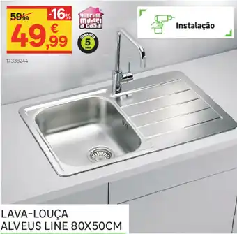 Lava-Louça Alveus Line 80x50cm