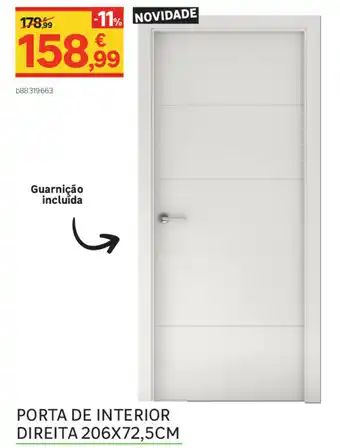 Leroy Merlin Porta de Interior Direita 206x72,5cm promoção