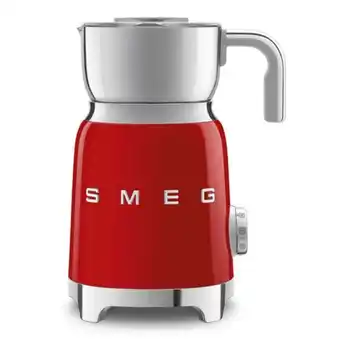 MediaMarkt Espumador de leite smeg mff01rdeu (600 ml - vermelho) promoção