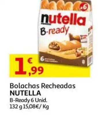 Auchan Bolachas Recheadas Nutella promoção