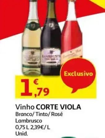 Auchan Vinho Corte Viola promoção