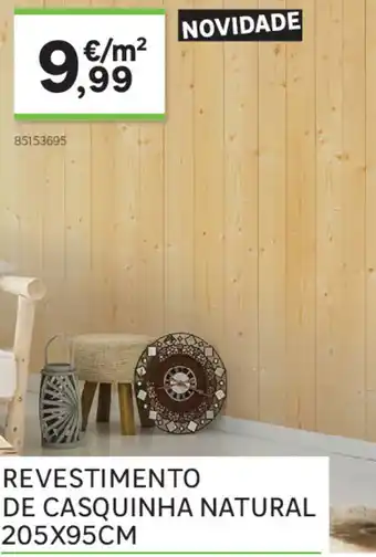 Leroy Merlin Revestimento de Casquinha Natural 205x95cm promoção