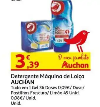 Auchan Detergente Máquina da Loiça Auchan promoção