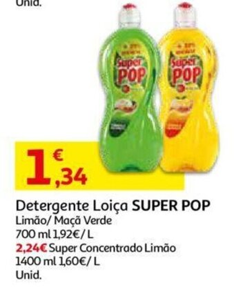 Auchan Detergente Loiça Super POP promoção