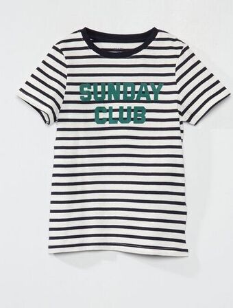 Kiabi T-shirt às riscas promoção