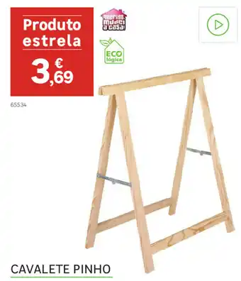 Leroy Merlin Cavalete Pinho promoção