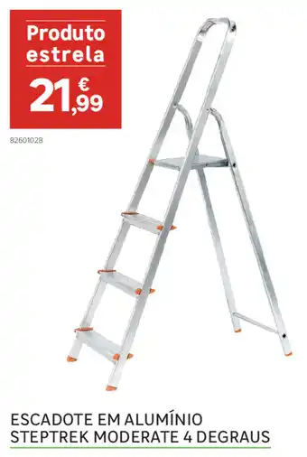 Leroy Merlin Escadote Em Alumínio Steptrek Moderate 4 Degraus promoção