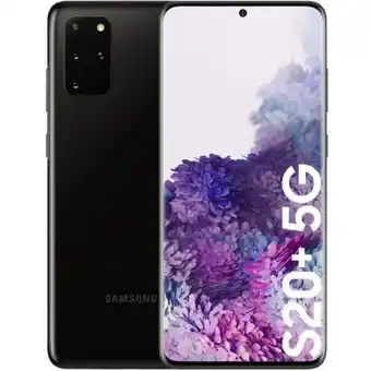 MediaMarkt Recondicionado - smartphone samsung galaxy s20+ 5g preto cósmico - 6.7 128gb 12gb ram octa-core - grade a promoção