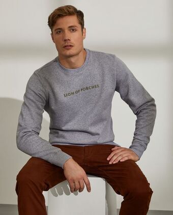 Lion of Porches Sweatshirt de algodão promoção
