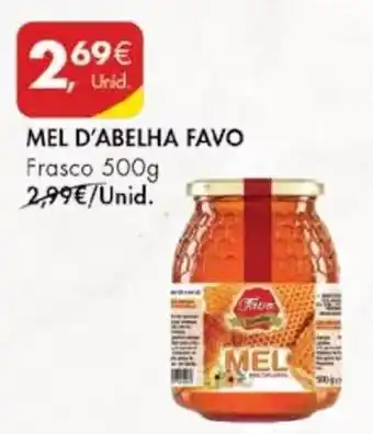 Pingo Doce Mel D'Abelha Favo 500g promoção