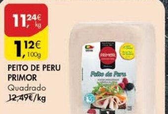 Pingo Doce Peito de Peru Primor 100g promoção
