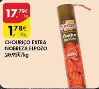 Pingo Doce Chouriço Extra Nobreza Elpozo 100g promoção