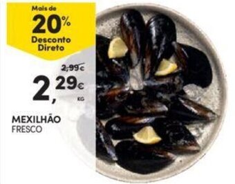 Continente Mexilhão Fresco 1kg promoção
