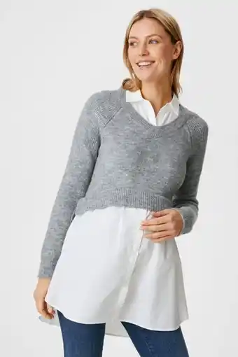 C&A Maternity jumper - 2-in-1 look promoção