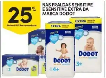 Continente Dodot 25% promoção
