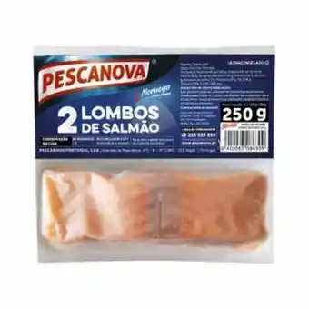Salmão lombos pescanova 250g
