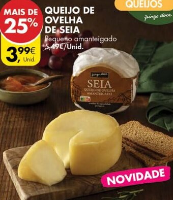 Pingo Doce Queijo de Ovelha de Seia promoção