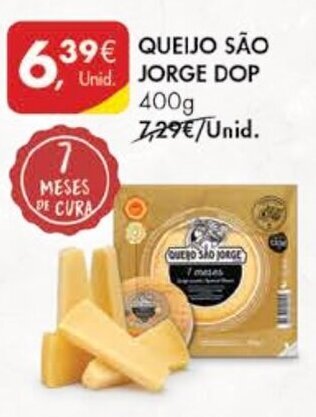 Pingo Doce Queijo São Jorge DOP 400g promoção