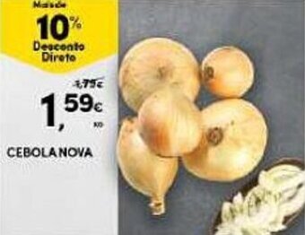 Continente Cebola Nova 1kg promoção