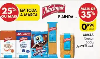 Pingo Doce Nacional Massa 500g promoção
