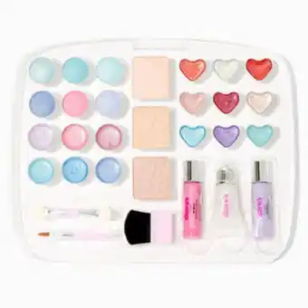 Claire's Claire's club clear pink makeup case promoção