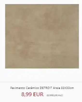 Pavimento Cerâmico DETROIT Areai 33x33cm