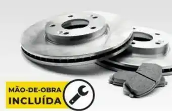 Feu Vert Pastilhas Bosch + Discos de Travão Carros de 1,300 c.c. a 1,600 c.c. promoção