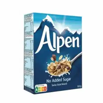 Apolónia Cereais alpen muesli s/ açúcar 560g promoção