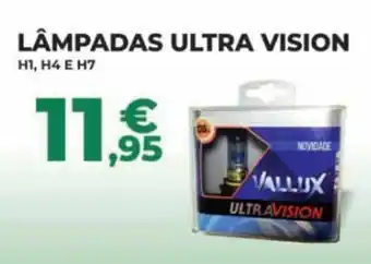 Lâmpadas Ultra Vision H1, H4, E H7