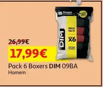 Auchan Pack 6 boxers dim ref. 09ba promoção