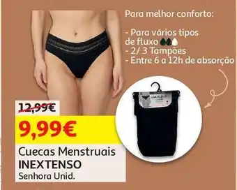 Cuecas menstruais in extenso