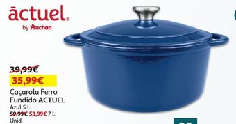 Auchan Caçarola ferro fundido actuel promoção