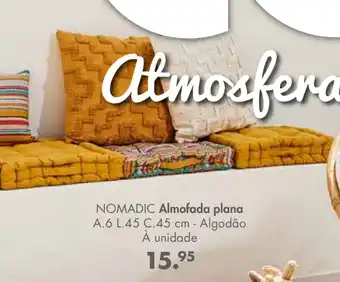 NOMADIC Almofada Plana A.6 L.45 C.45cm