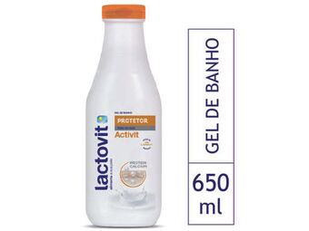 Auchan Gel de banho lactovit promoção