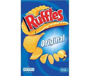 Auchan Batata frita ondulada ruffles promoção