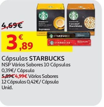 Auchan Cápsulas starbucks promoção