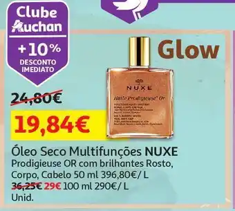 Auchan Oleo nuxe promoção
