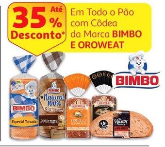 Auchan Pão oroweat bimbo promoção
