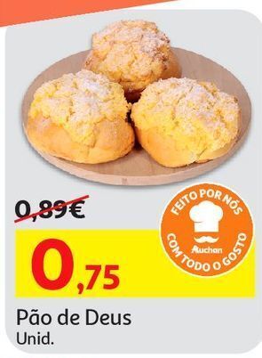 Auchan Pão de deus promoção