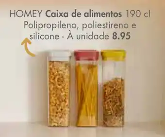 Homey Caixa de alimentos 190cl